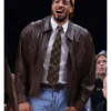 Miami Heat v Indiana Pacers Tyrese Haliburton Brown Jacket