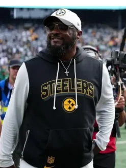 Mike Tomlin Steelers Sideline Sleeveless Hoodie
