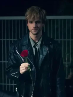 Mikel Niso Boulevard Black Leather Jacket