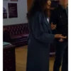 Minnie Driver Run Away Trench Wool Coat