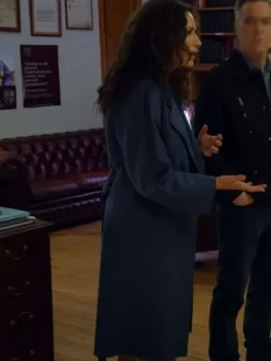 Minnie Driver Run Away Trench Wool Coat