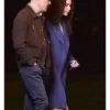 Minnie Driver Run Away Trench blue Coat