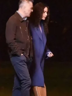 Minnie Driver Run Away Trench blue Coat