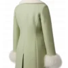 Miss Wednesday One Piece S02 Green Shearling Coat