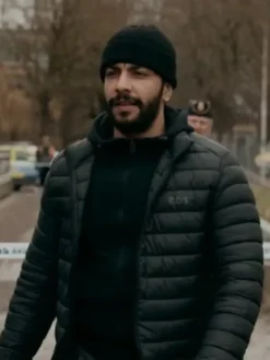 Mohammed Nour Oklah Land of Sin Black Puffer Jacket