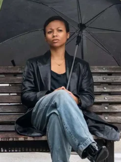 Myha’la Industry S04 Black Leather Coat