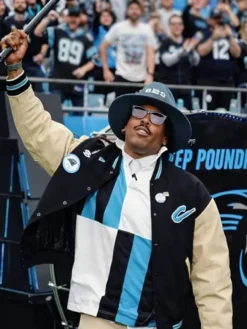 NFC Wild Card Playoffs Cam Newton Panthers Varsity Jacket