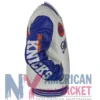 NY Knicks Cream And Royal Varsity Leather Wool Jacket