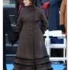 NYC Ceremonial Inauguration Rama Duwaji Fur Trim Coat