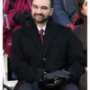 NYC Ceremonial Inauguration Zohran Mamdani Black Wool Coat
