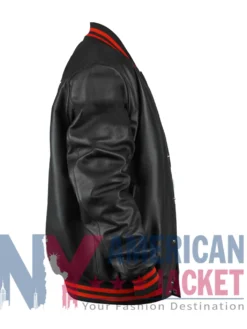 New Jersey Black Bomber Devils Leather Jacket