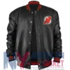 New Jersey Devils Black Bomber Leather Jacket
