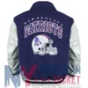 New Patriots England Navy and Off White Varsity Jacket