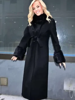 New York City 2026 Jenny McCarthy Black Wool Coat