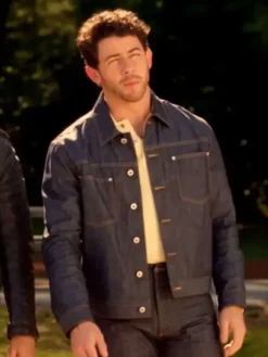 Nick Jonas Camp Rock 3 Blue Denim Jacket