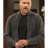 Nick Newman The Young and the Restless Brown Suede Jacket