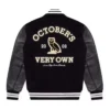 OVO Collegiate Black Varsity Jacket