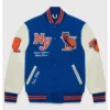 OVO Knicks Blue Varsity Jacket