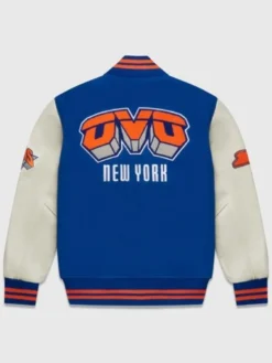 OVO Knicks Varsity Blue Jacket
