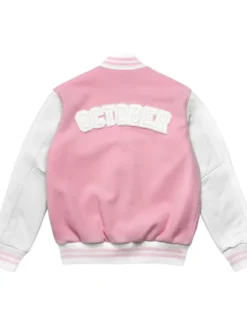 OVO Valentine’s Day Varsity Pink Jacket