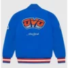 OVO x NBA Knicks Blue Varsity Jacket