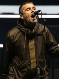Oasis Tour Liam Gallagher Green Jacket