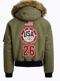 Olympic 2026 Team USA Green Jacket