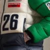 Olympics 2026 Polo Team USA Closing Ceremony Green Puffer Hooded Jacket