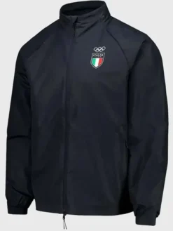Olympics Team Italy Black Track Jacket