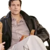 Paul Kelly Black Leather Jacket