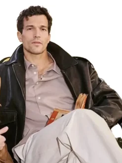 Paul Kelly Black Leather Jacket