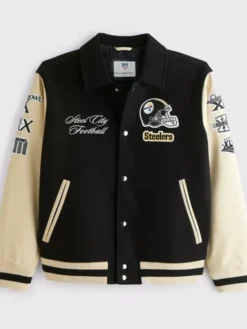 Pittsburgh Steelers Varsity Bomber Jacket