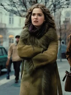 Ponies 2026 Haley Lu Richardson Fur Trim Suede Coat