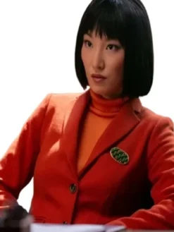 Poppy Liu His and Hers Red Blazer for sale