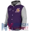 Prep Hooded LA Throwback Lakers Purple Jacket