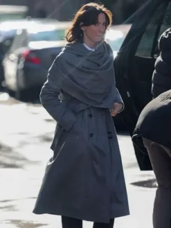 Rebecca Hall The Beauty 2026 Grey Coat