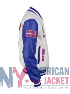 Retro Classic Rib Detroit Pistons Varsity Jacket