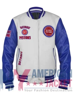 Retro Classic Rib Detroit Varsity Pistons Jacket