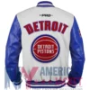 Retro Rib Varsity Classic Detroit Pistons Jacket