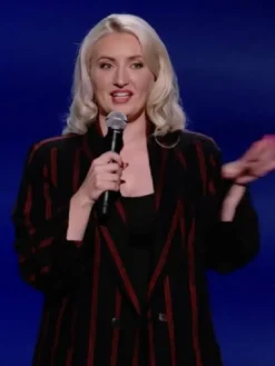 Rick Mercer Stand Up for Canada Sophie Buddle Striped Blazer