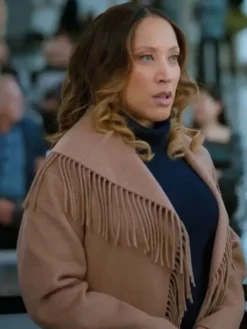 Robin Thede Relationship Goals Brown Wool Coat