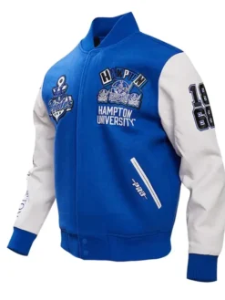 Hampton Pirates Homecoming Blue Varsity Jacket