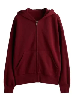 Scream 7 Sidney Prescott Maroon Hoodie
