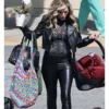 Tv Series Margo’s Got Money Troubles 2026 Shayanne Millet Black Cropped Leather Jacket