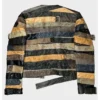 Shop Maison Margiela Belt Leather Jacket For Men And Women
