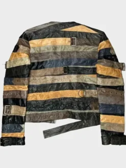 Shop Maison Margiela Belt Leather Jacket For Men And Women