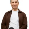 Shrinking S03 Brett Goldstein Suede Jacket