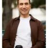 Shrinking S03 Brett Goldstein Suede Leather Jacket