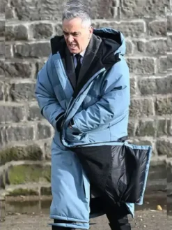 Simon Greene Run Away S01 Blue Puffer Coat