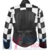Sinners Hailee Steinfeld Black And White Checkered Jacket Back View